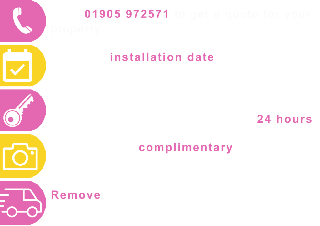 How Home Staging Works
1. Call 01905 972571 and receive a quotation for your property
2. Agree and installation date ideally with 10 days notice
3. We grab the keys and deliver the furniture. Install and Stage your property in 24 hours.
4. You receive your complimentary professional photographs
5. Remove everything at the end of your contract